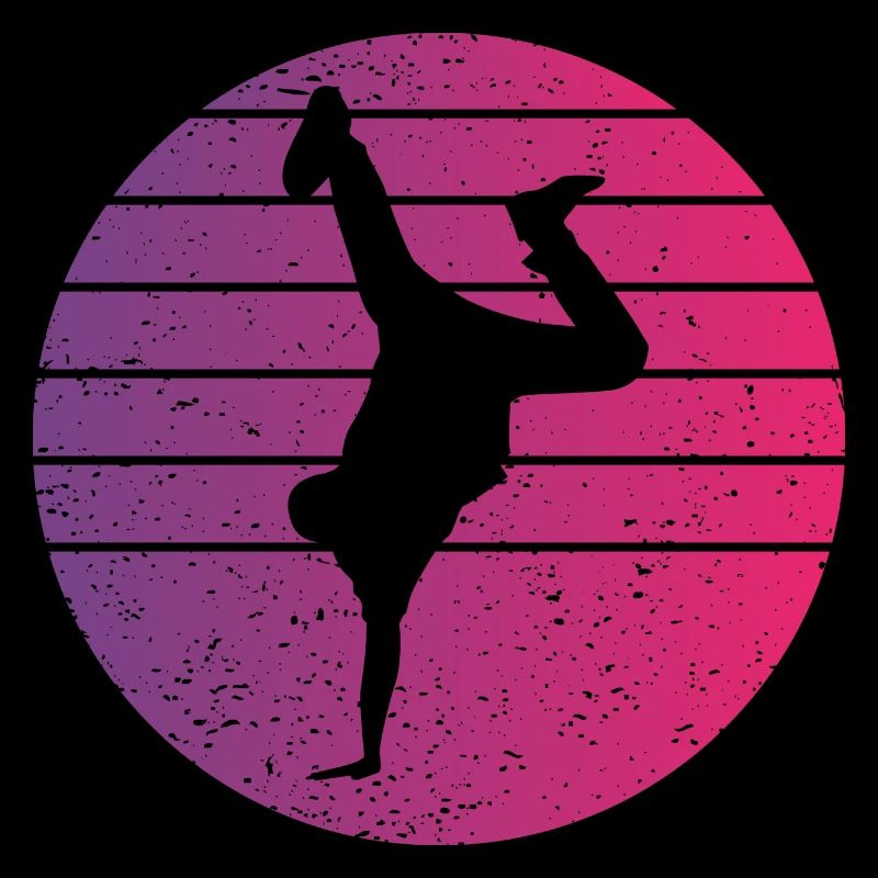 Breakdance Retro Style Vintage