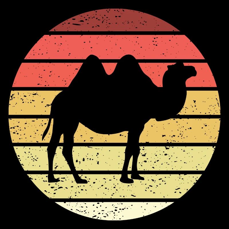 Camel Retro Style Vintage