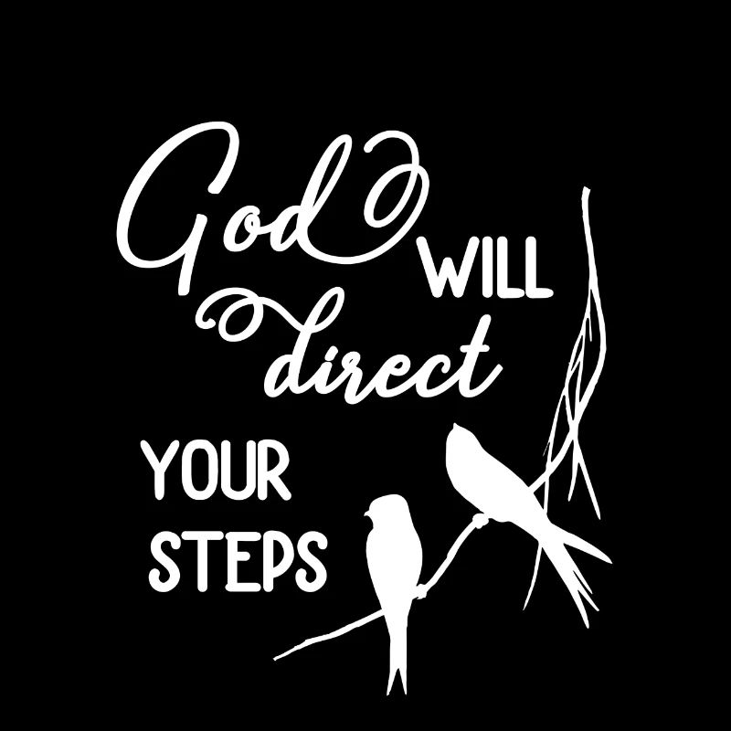 Christian Design God will Direct Your Steps