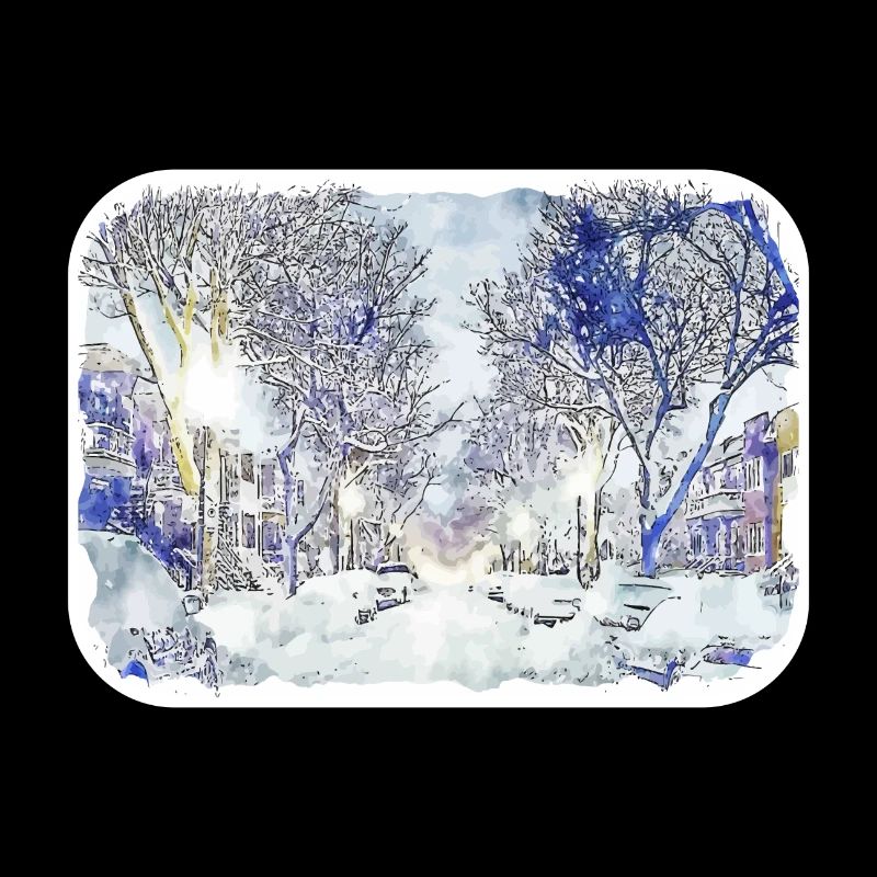 Québec Canada Aquarelle Dessin Dessin Illustration
