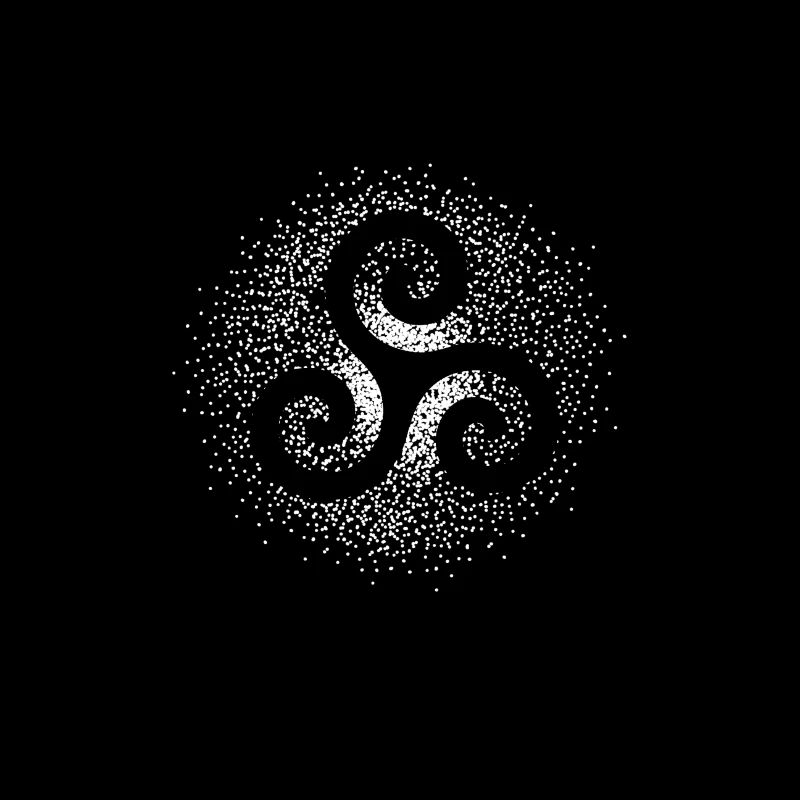 Triskèle dotwork