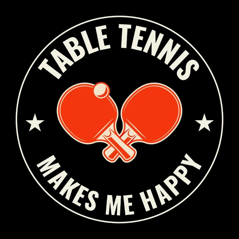 Ping Pong Master Entraîneur de Tennis de Table Paddle Player