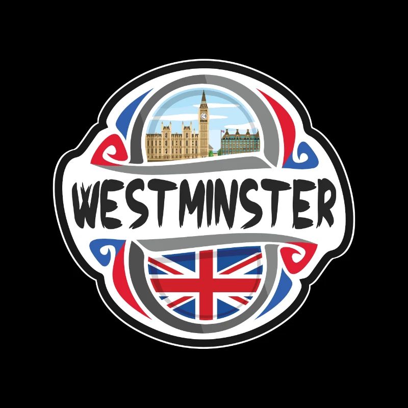 Westminster Royaume-Uni Drapeau du Royaume-Uni Souvenir de voyage