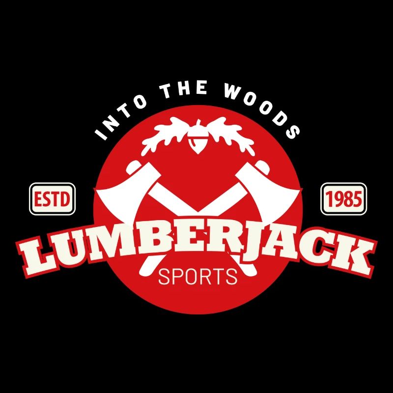 lumberjack red circle