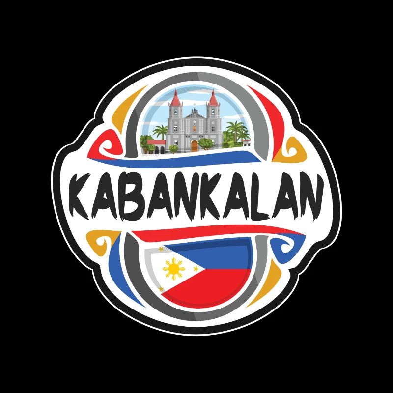 Kabankalan Philippines Drapeau Souvenir de Voyage Badge