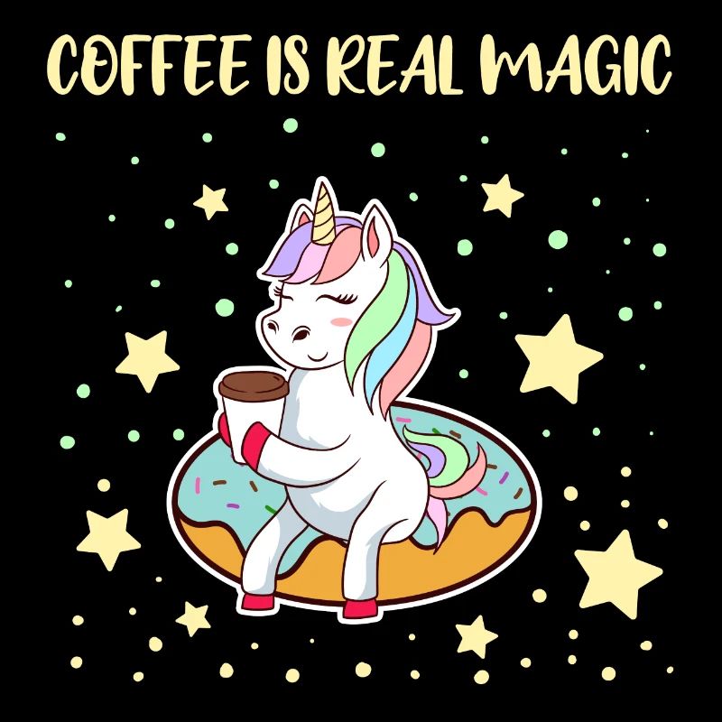 Le café de licorne de café impressionnant est une