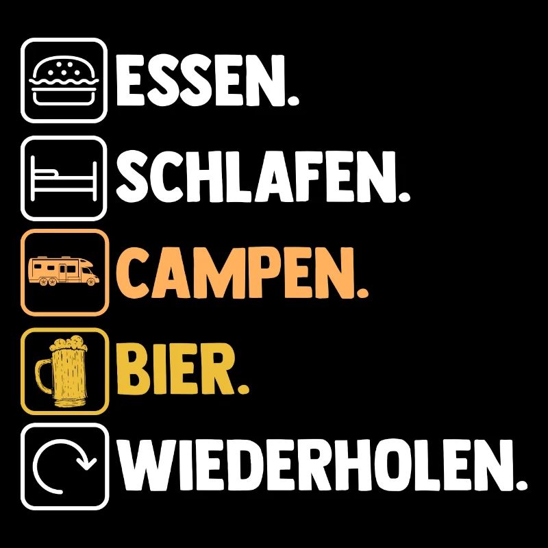 Wohnmobil Wohnwagen Bier Camper Camping
