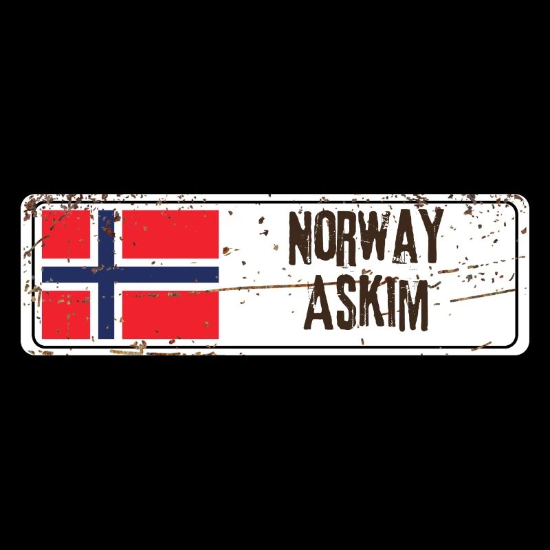 Askim Drapeau de la Norvège