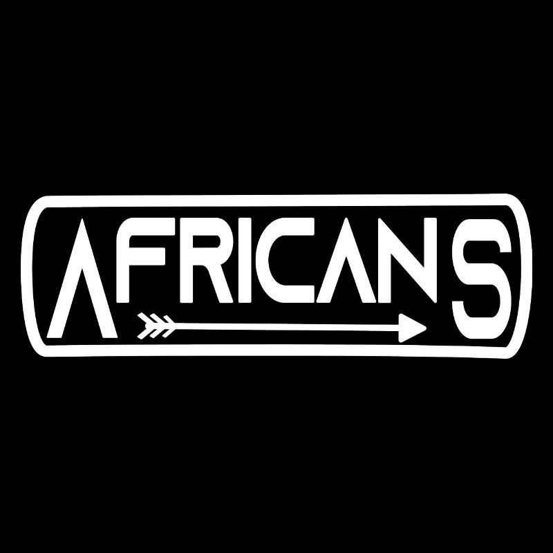 Africains Afrique avec flèche