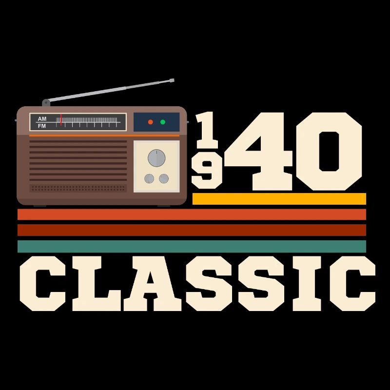 Anniversary 1940 retro classic
