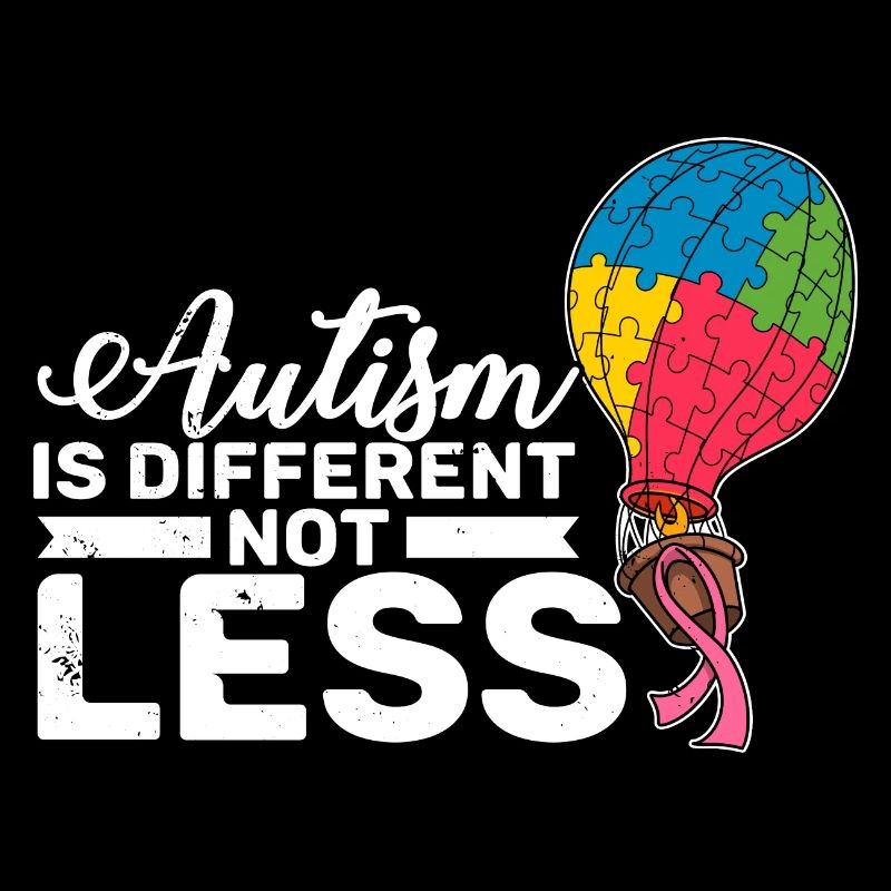 Autism is different not less Autist Puzzleteil