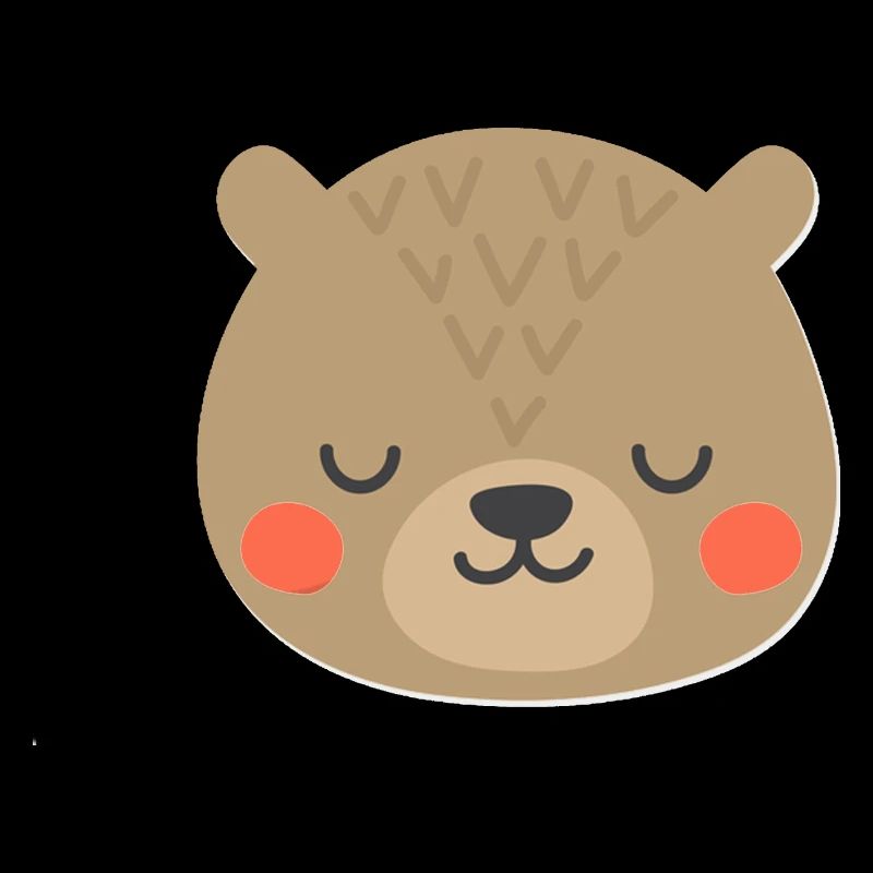 Doux petit ours dort cadeau
