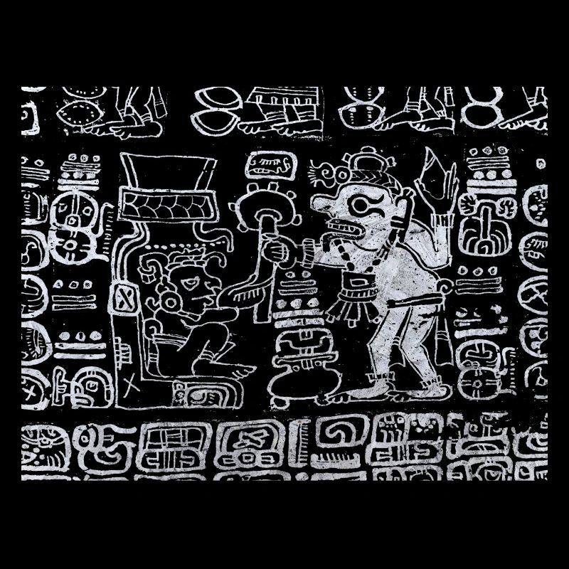 Aztekisches Grafikdesign