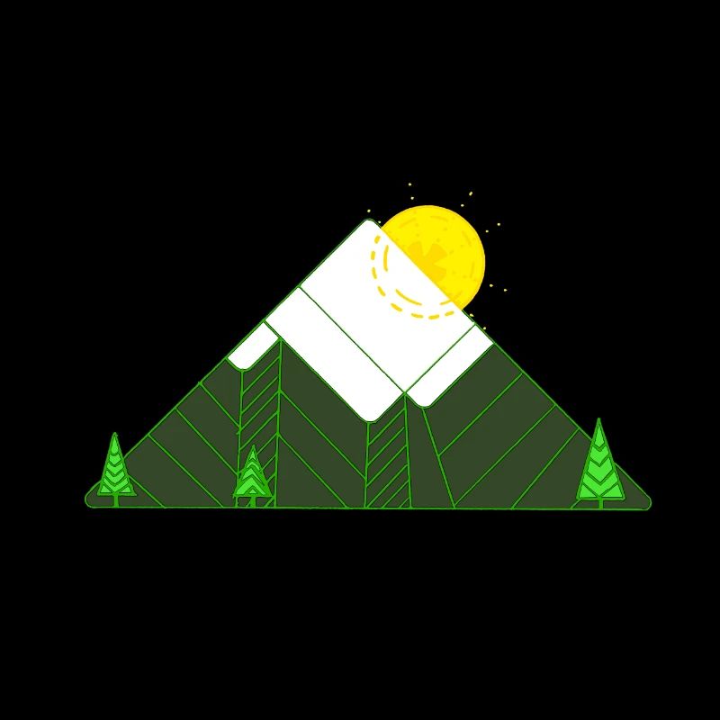geometric mountain