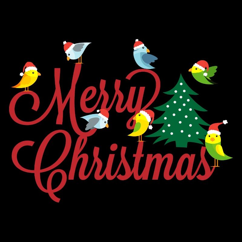 Budgie arbre de Noël cadeau de Noël