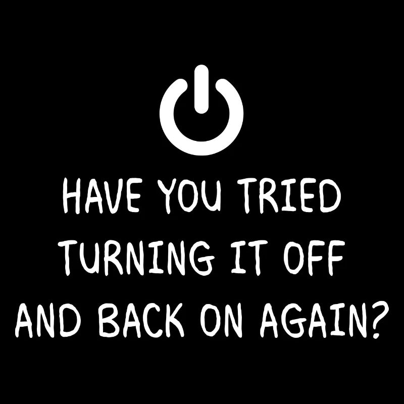 Turning it off Programming Informatik Geschenk