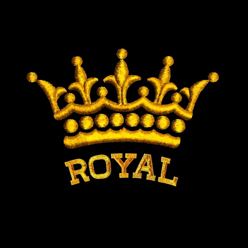 Bestickte Krone 1