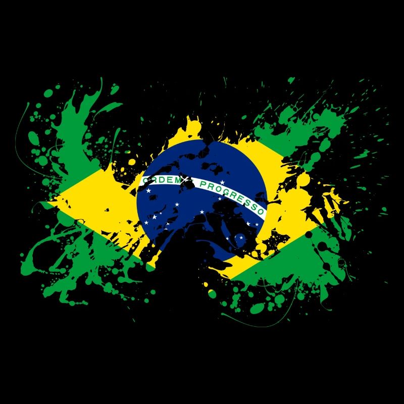 Brésil Drapeau brésilien Couleurs de drapeau brésilien