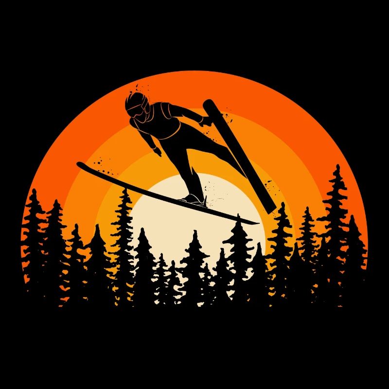 Sauteur à ski Saut à ski