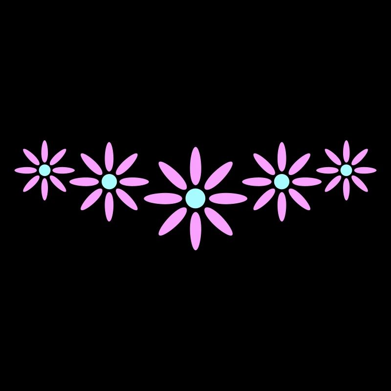 Beaucoup de fleurs colorées belle conception de motif décoratif