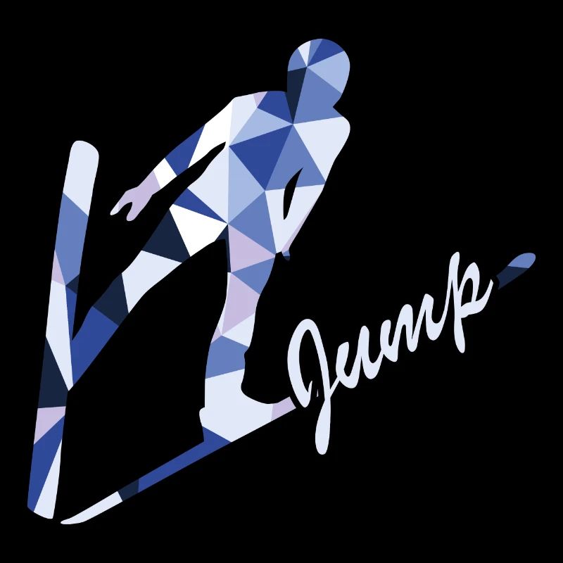 Ski jumping saying jump polygon