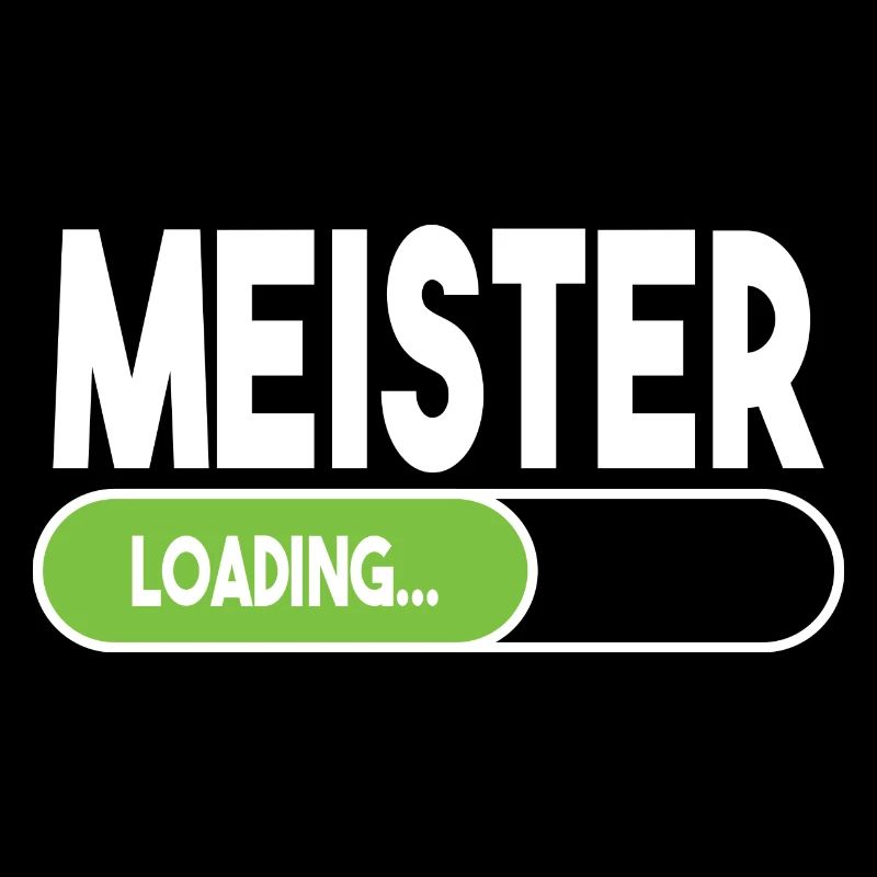Meister Schule Ladebalken Loading Abschluss Anfang