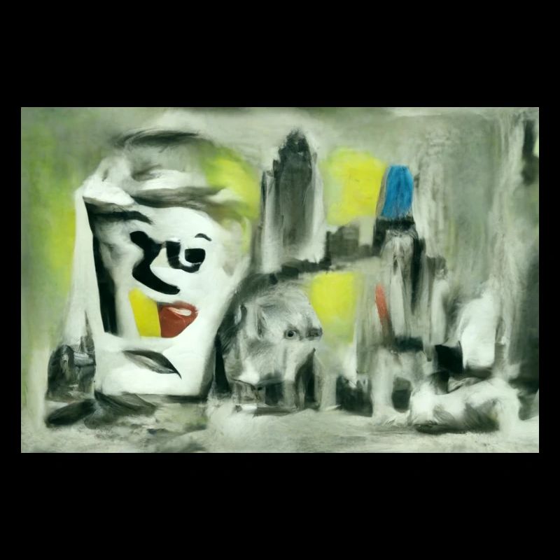 Abstaktes Bild -The City flows