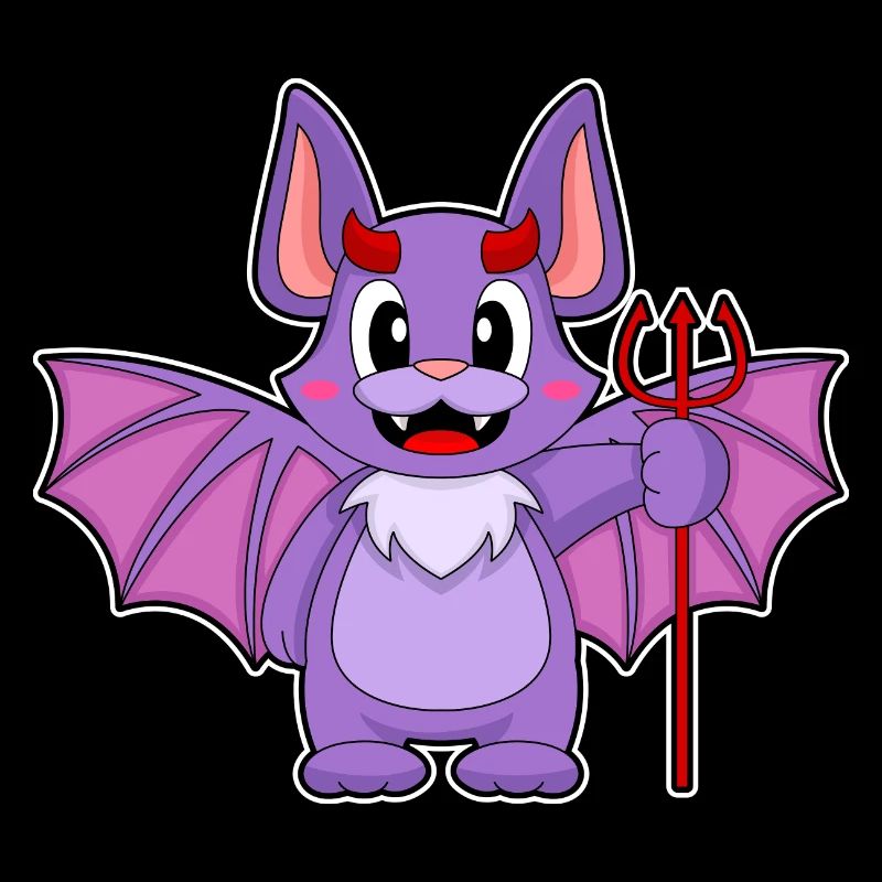Bat Halloween Devil