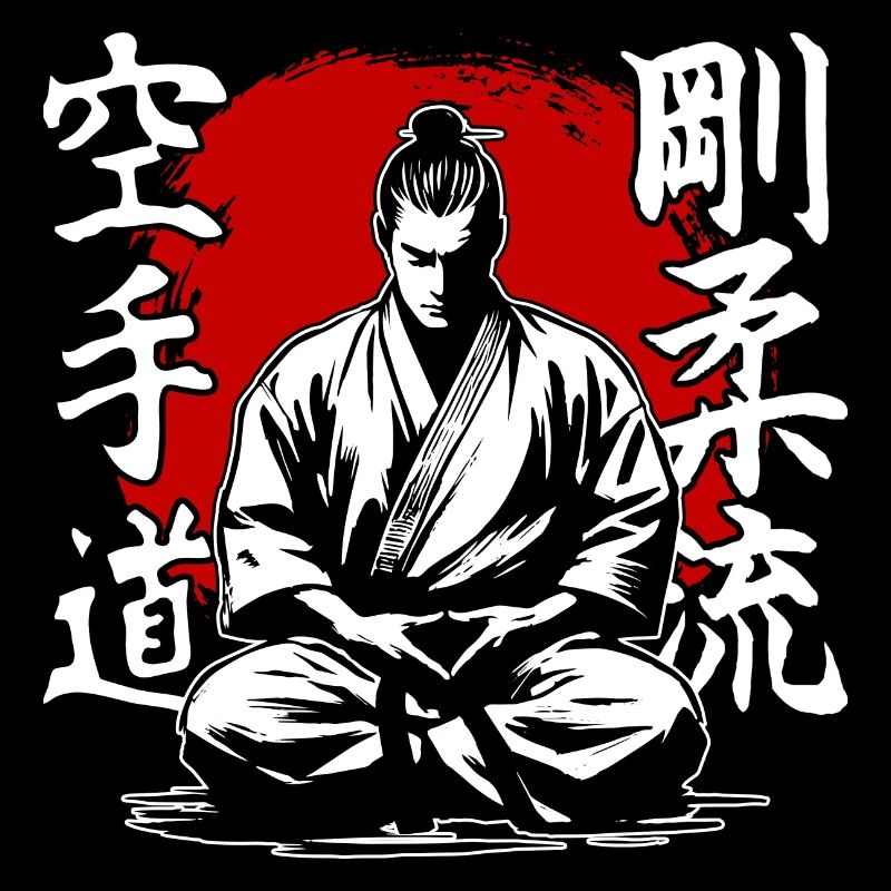 Style d’arts martiaux de karaté samouraï goju ryu