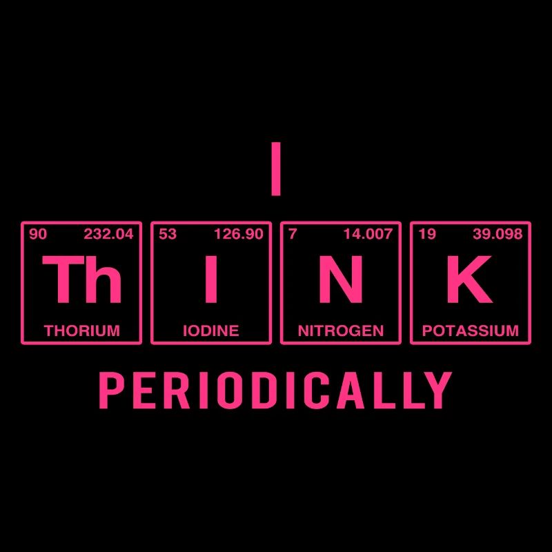 I THINK - with elements of the periodic table