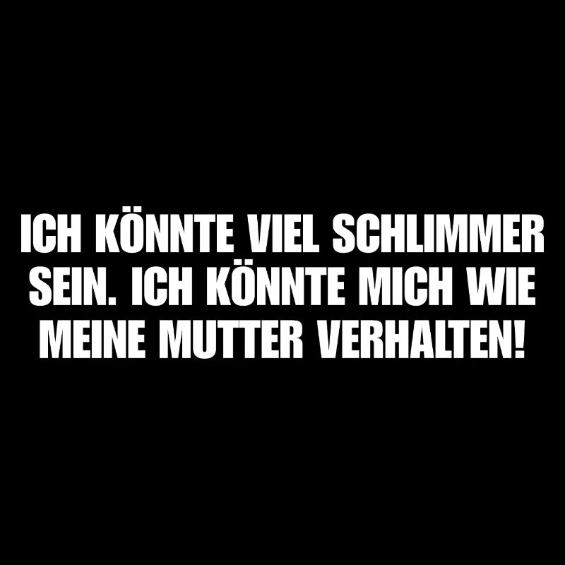 Mutter weißer print