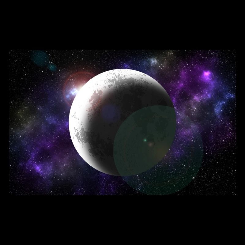 Moon and space