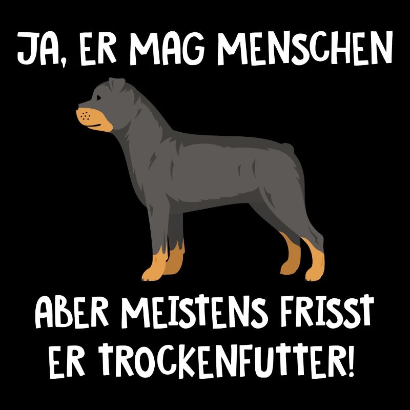 Ja er mag Menschen Rottweiler