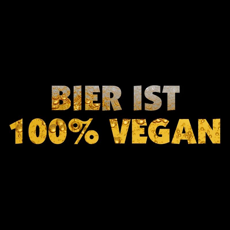Bier ist 100% vegan