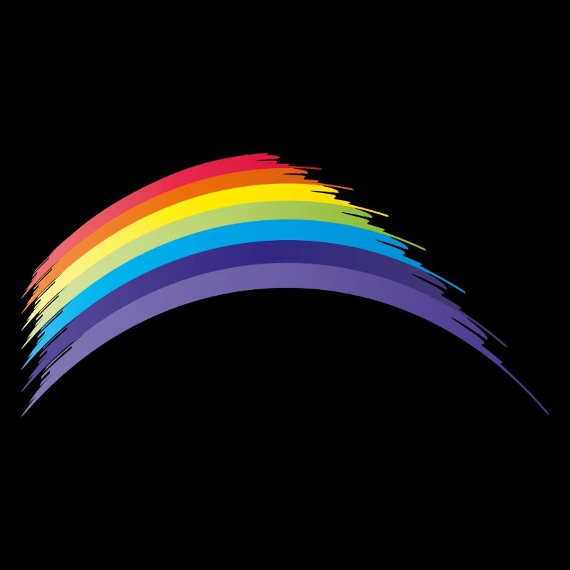 rainbow arc-en-ciel abstrait dans les couleurs chakra