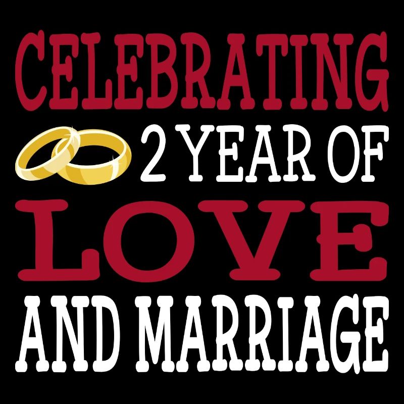 2 year married second wedding anniversary gift