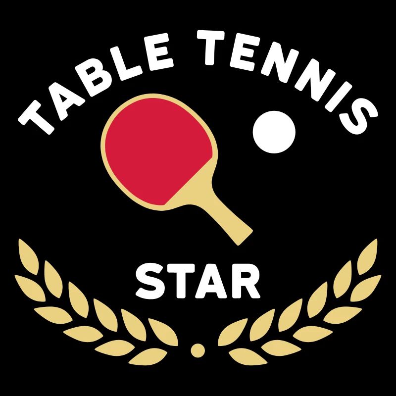 Table tennis star (laurel wreath)