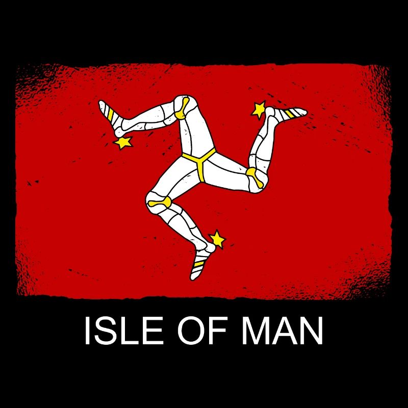 Île de Man Flagge Triskele Drapeau de l’île de Man