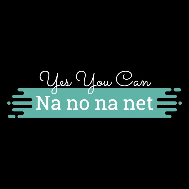 Na no na net - white text