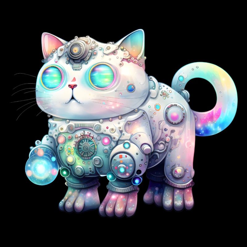 Kawaii Robot Cat