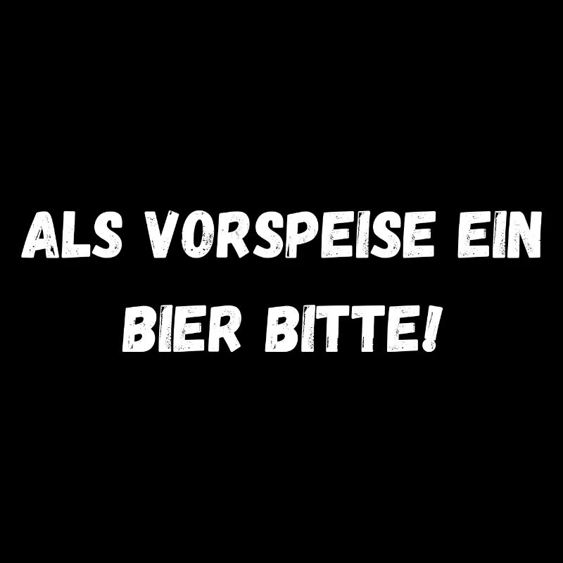 Als Vorspeise ein Bier bitte!
