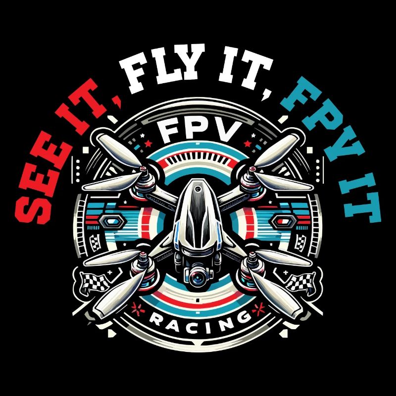 Pilote de drone FPV, télécommande