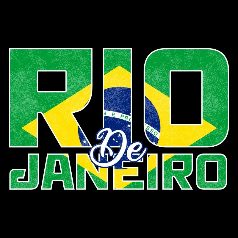 Rio de Janeiro Brésil Drapeau