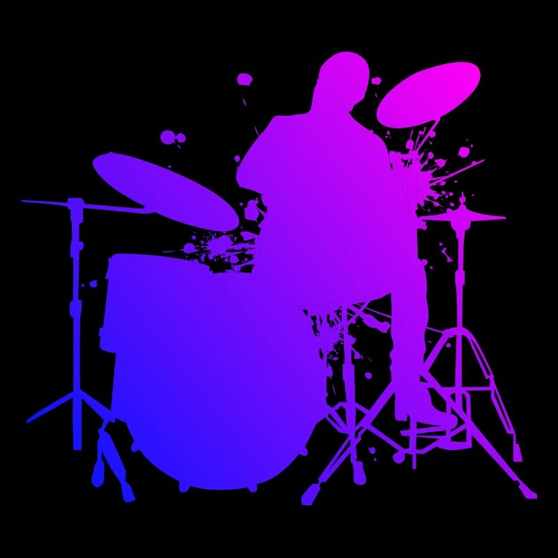 Men's Drummer Drummer Women Drum Kit