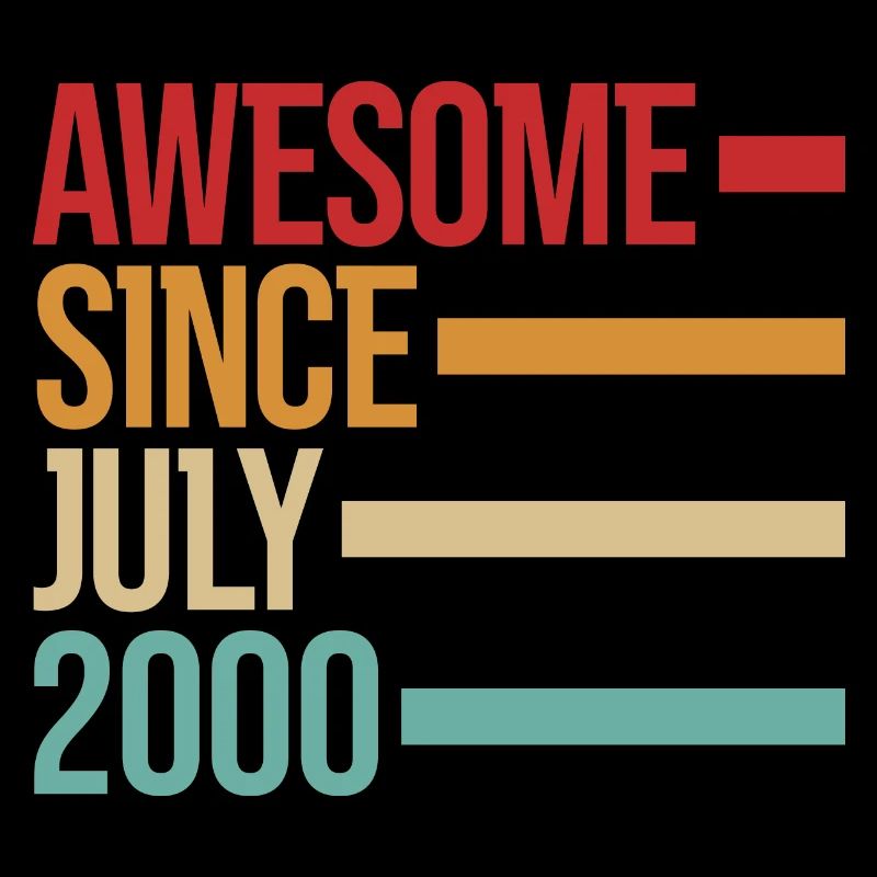 Geburstag Awesome Since July 2000