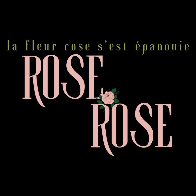 La fleur rose