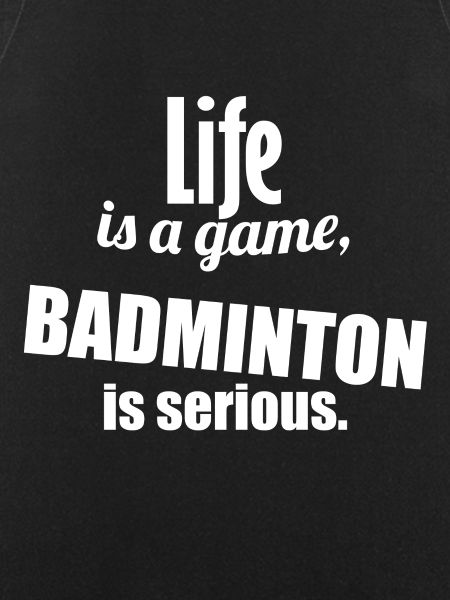 Badminton player badminton gift