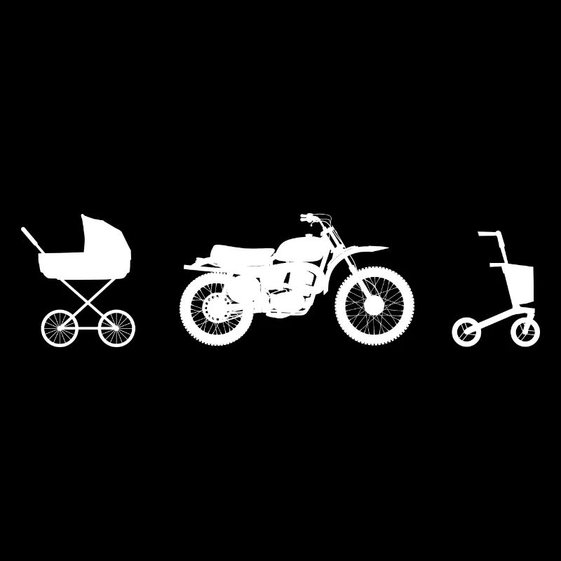 Stroller motorcycle rollator pension