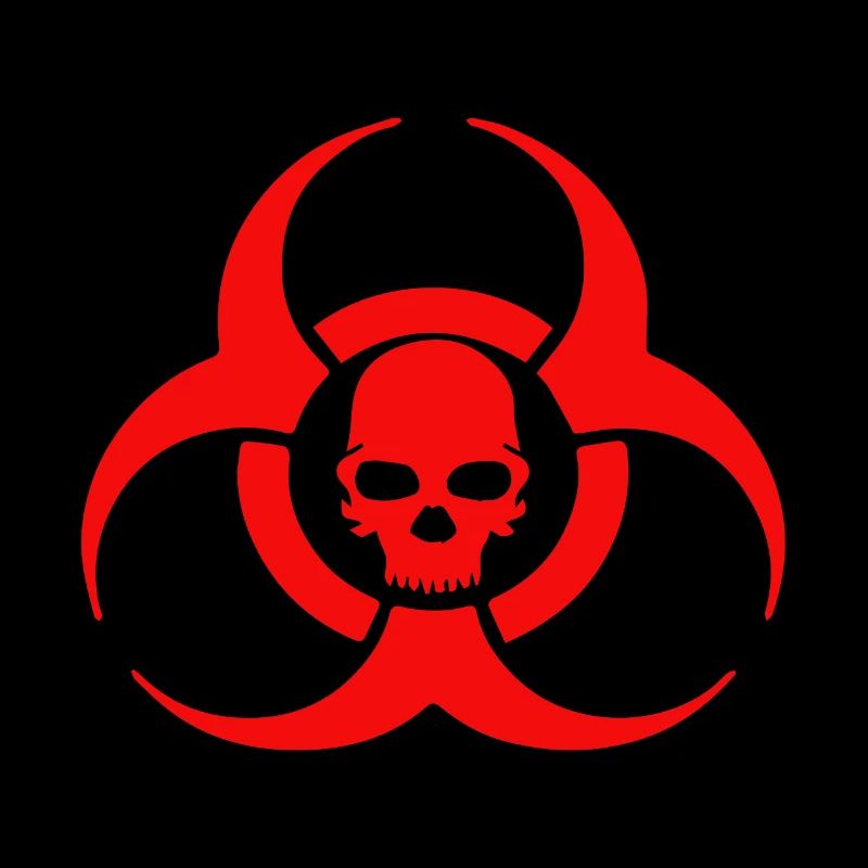 Biohazard Skull Icon