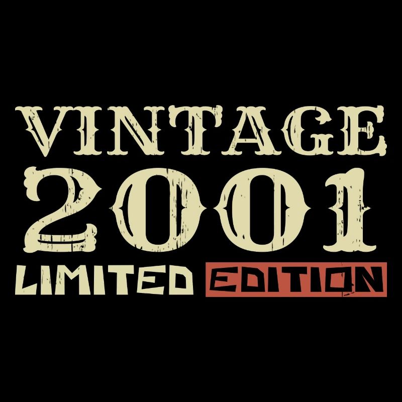 2001 Vintage: 23rd Anniversary Unique Retro Gift